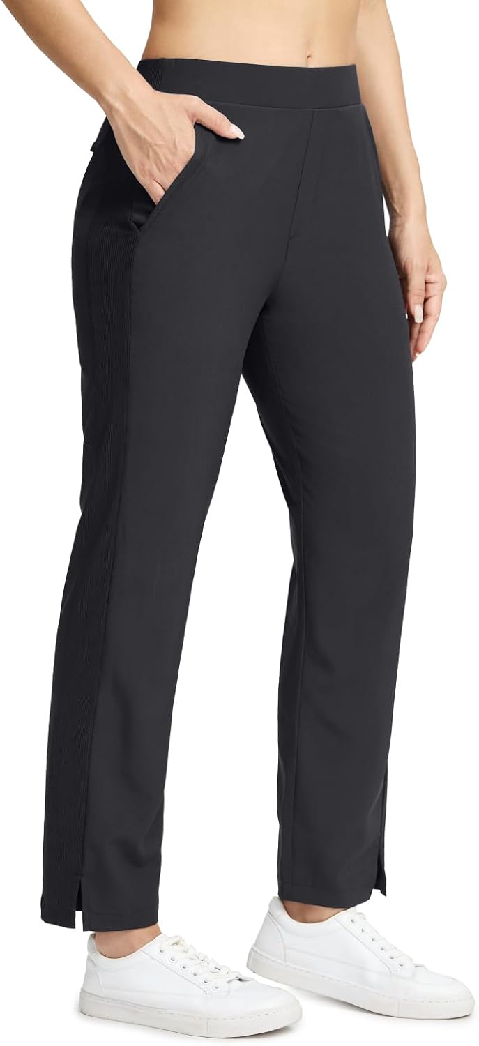 Seamaid Women’s Golf Pants with Deep Pockets Travel Pants for Athletic Stretch UPF 50+