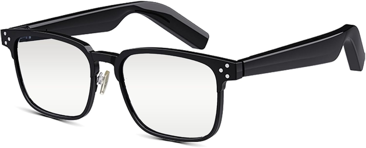 Smart Glasses for Men,Bluetooth Glasses,Audio Glasses Support Adjust Volume,6H Working Time,Handfree Music Call for All Smart Phones