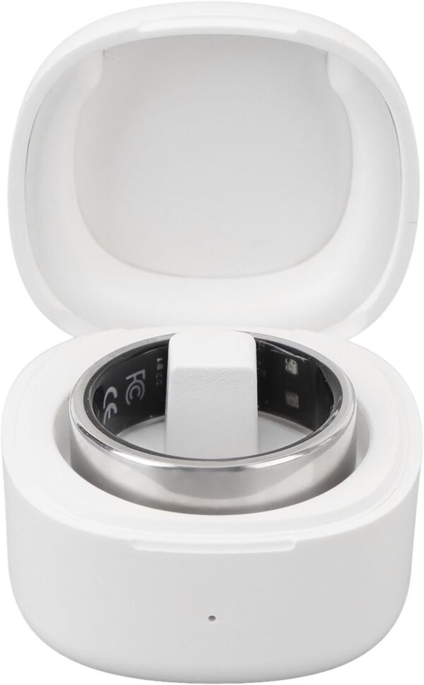 Smart Ring - IPX68 Waterproof Rechargeable Smart Ring with Charging Case, Multifunctional Health Care Sports Ring for Men Women (18)