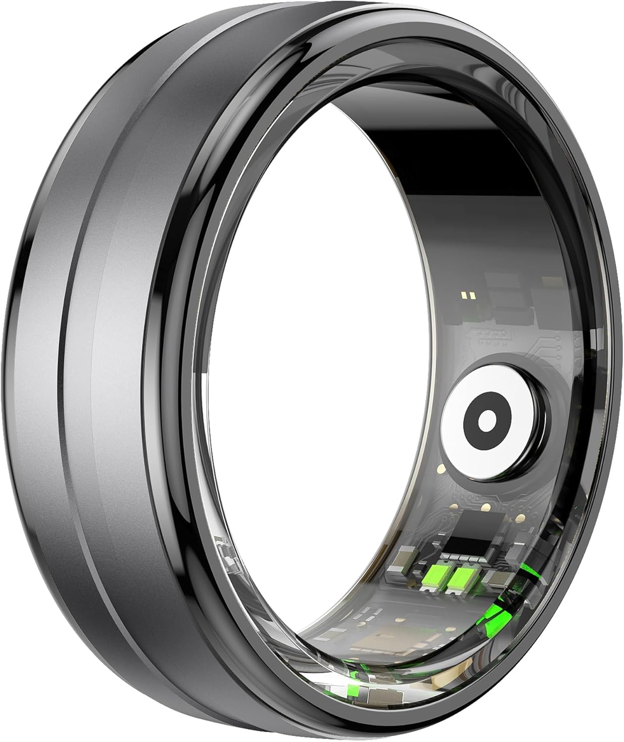 Smart Rings for Men Women with Heart Rate Monitor HR Sleep Tracker Smart Health Ring Fitness Tracker Calories Step Counter Waterproof Compatible with iOS Android