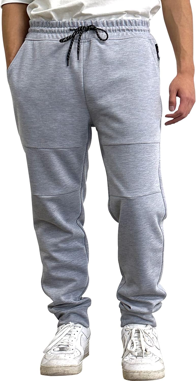 Southpole Men’s Basic Lightweight Tech Fleece Jogger Pants