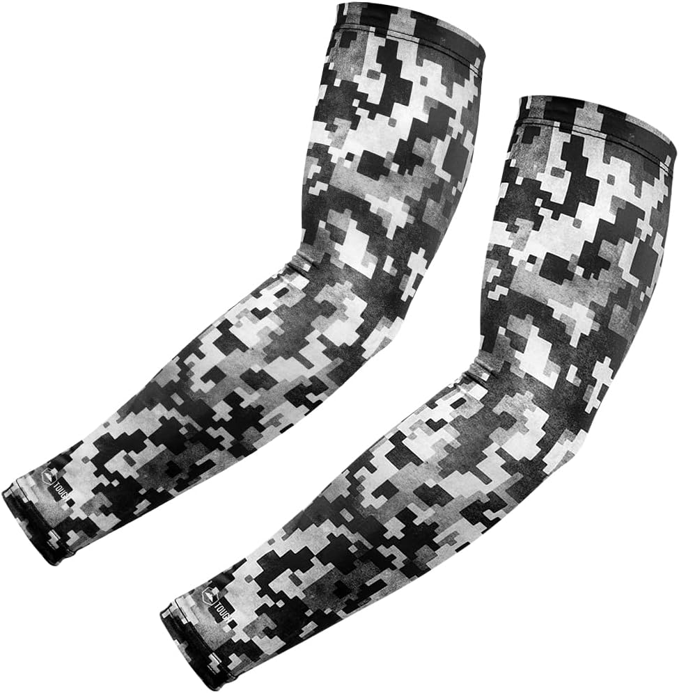 Sports Compression Arm Sleeves for Men & Women - Youth, Sports Compression Arm Sleeves for Men & Women - Youth, Kids Arm Sleeve Baseball - Volleyball Sleeves & Basketball Sleeve