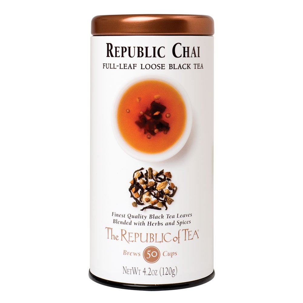 The Republic of Tea Black Full-Leaf Loose Tea (Republic Chai The Republic of Tea Black Full-Leaf Loose Tea (Republic Chai Black, 4.2 oz)