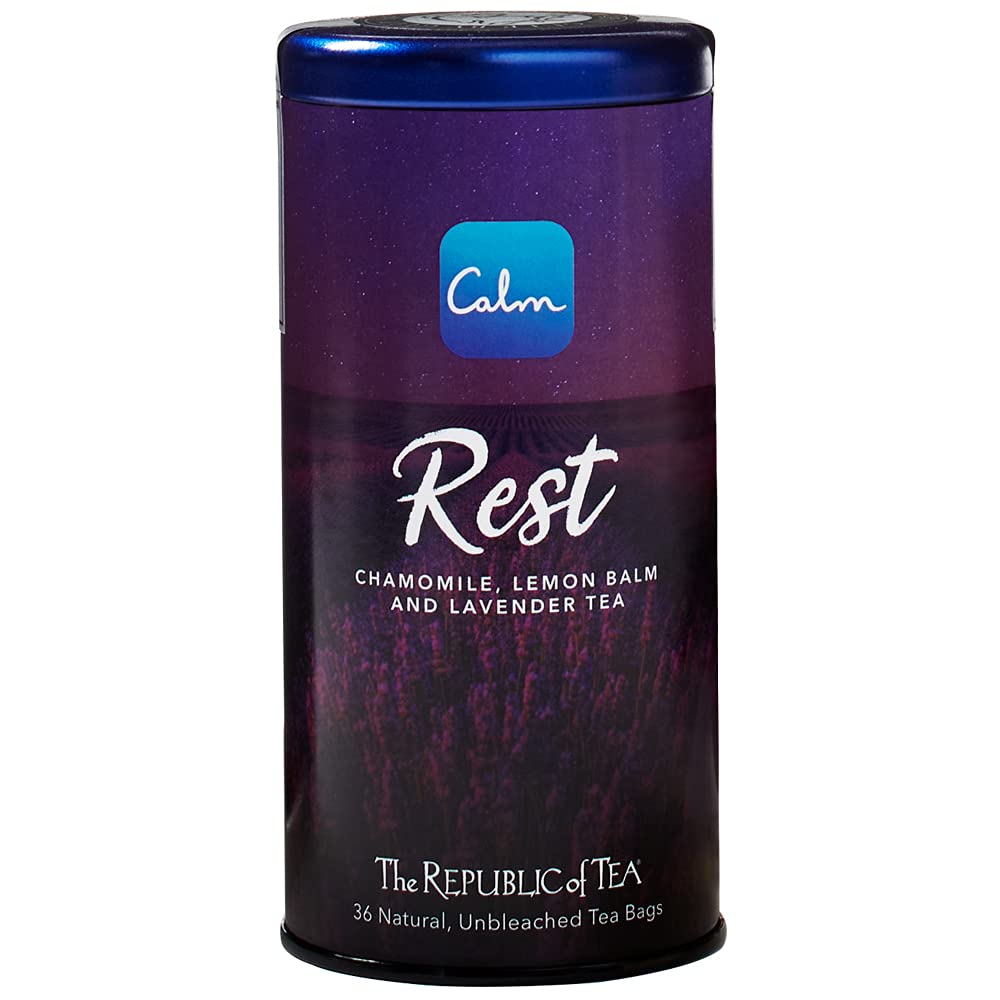 The Republic of Tea – Calm Rest, Caffeine Free, 36 Tea Bags