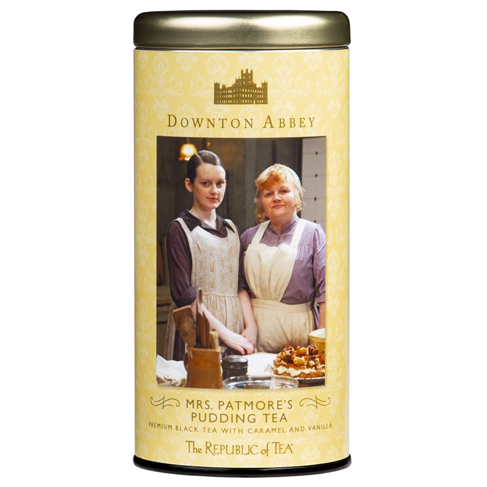 The Republic of Tea Downton Abbey Mrs. Patmore’s Pudding Tea, 36 Tea Bags, Caramel Vanilla Black Tea
