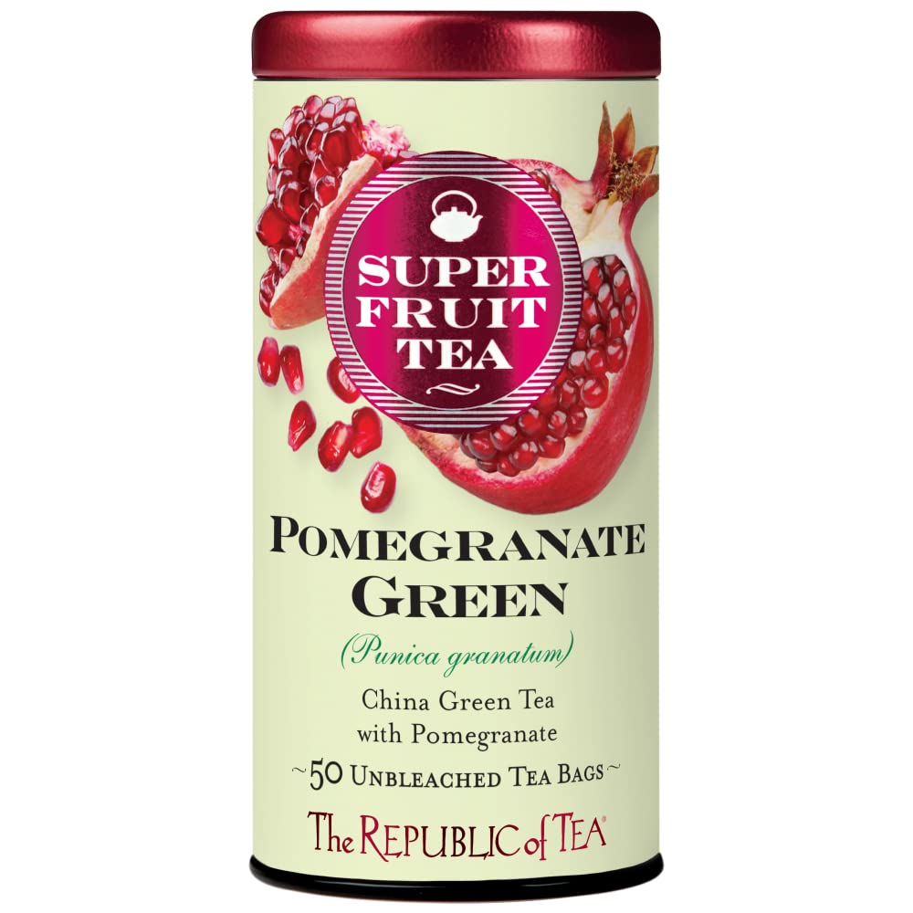 The Republic of Tea, Pomegranate Green Tea, 50-Count