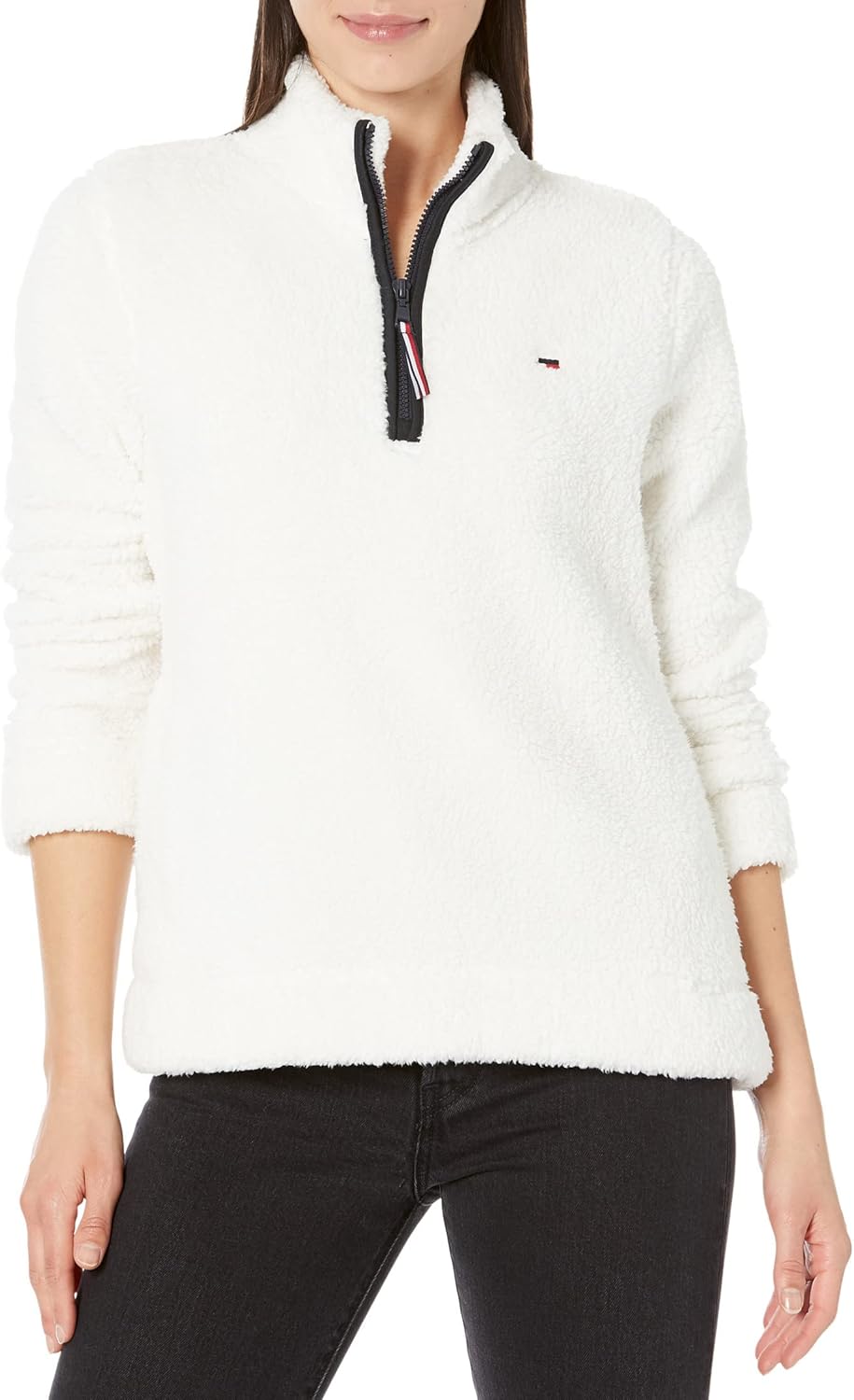 Tommy Hilfiger Women’s 1/4 Zip Sherpa Jacket