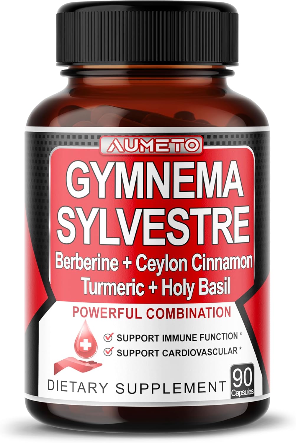 Ultra Gymnema Sylvestre Supplements – Enhanced with Berberine Ceylon Cinnamon Holy Basil for Optimal Immunity, Pancreatic & Circulatory Function