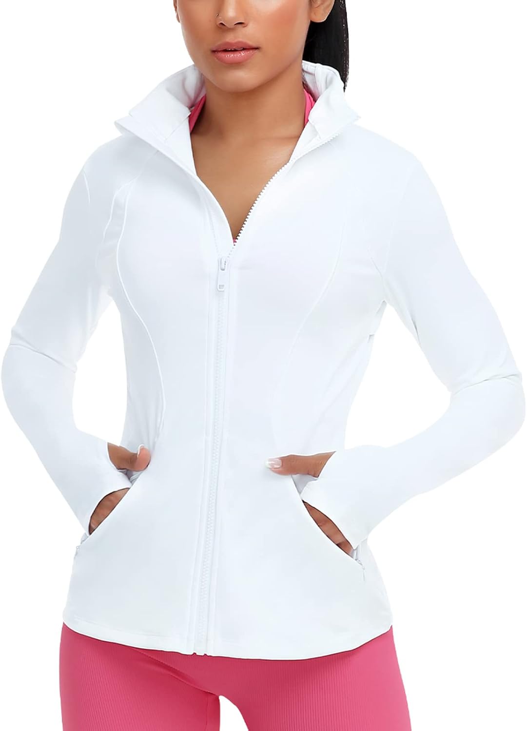 VUTRU Women’s Workout Yoga Jacket Full Zip Running Track Jacket