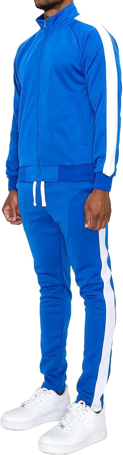 Victorious Men’s Essential Side Stripe Tracksuit