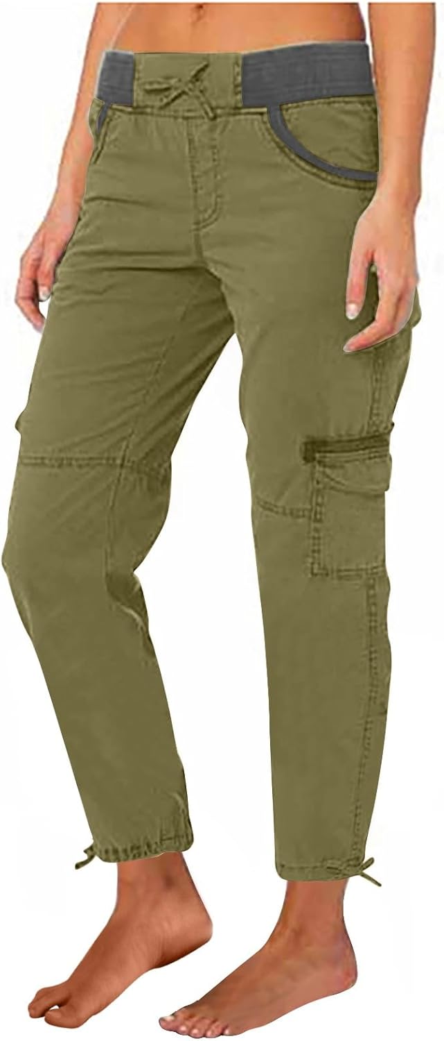 Women’s Fake Jeans Sweatpants with Pockets Vintage Jogger Pants Lounge Athletic Pants for Workout Running Yoga Pants