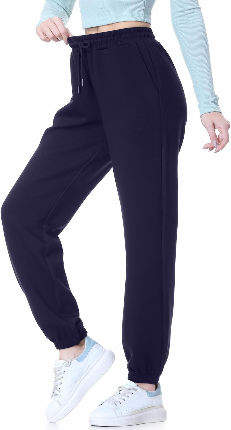 Womens Sweatpants, Fleece Lined Joggers for Women