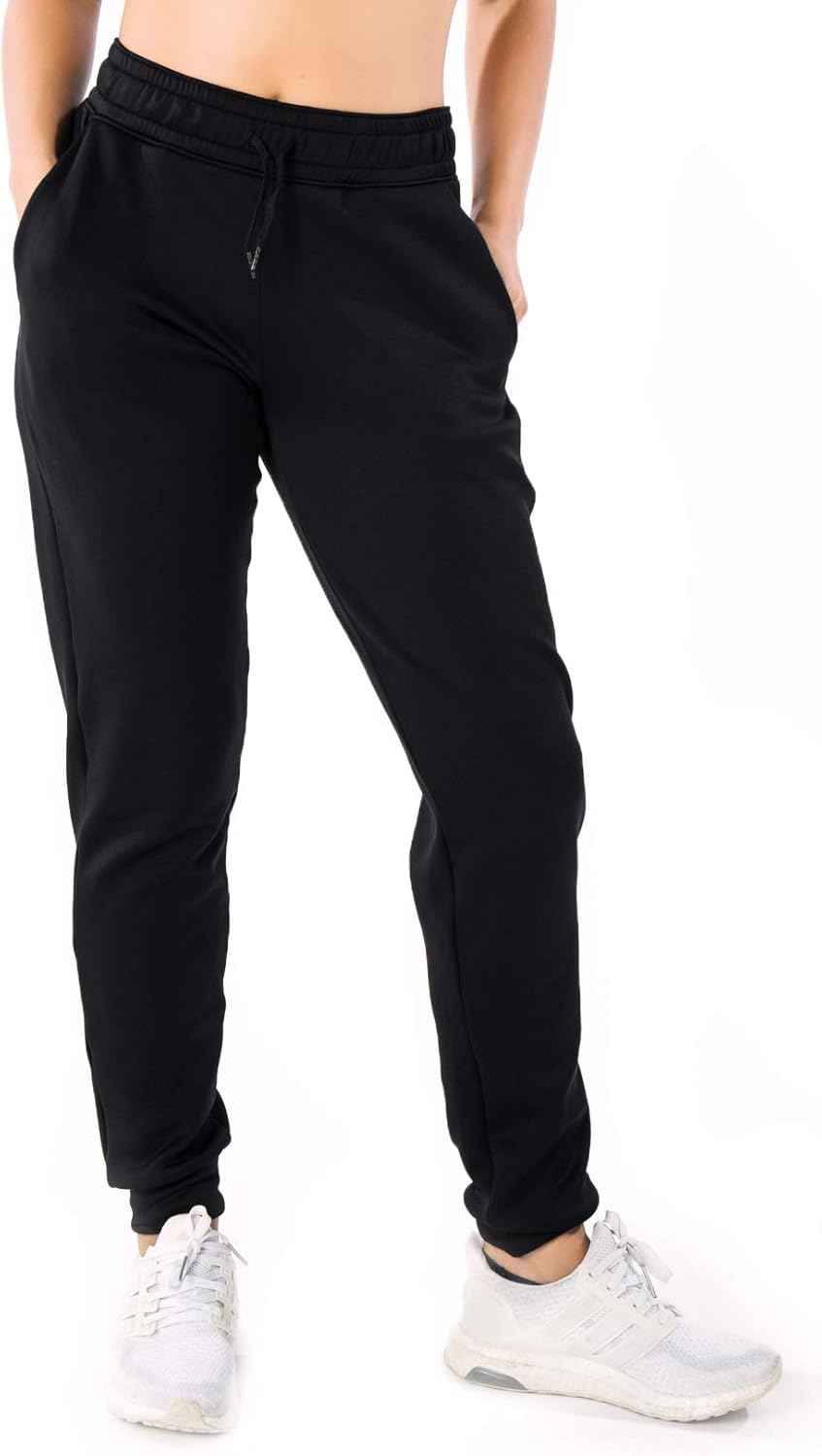 Yogipace Women’s Petite/Regular/Tall High Waisted Fleece Lined Joggers Thermal Warm Winter Sweatpants