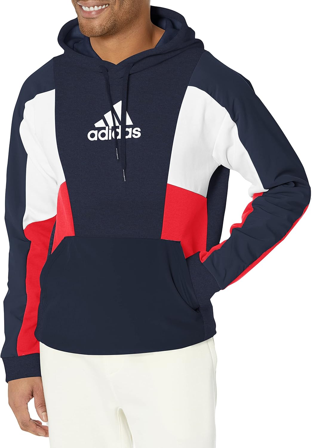 adidas Men’s Tall Size Essentials Colorblock Hoodie