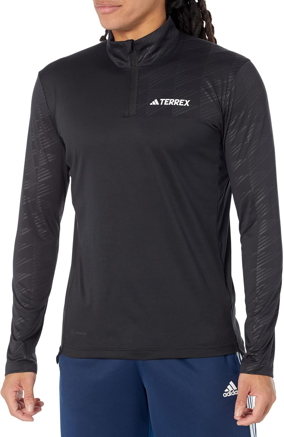 adidas Men’s Terrex Multi Half Zip Long-Sleeve T-Shirt