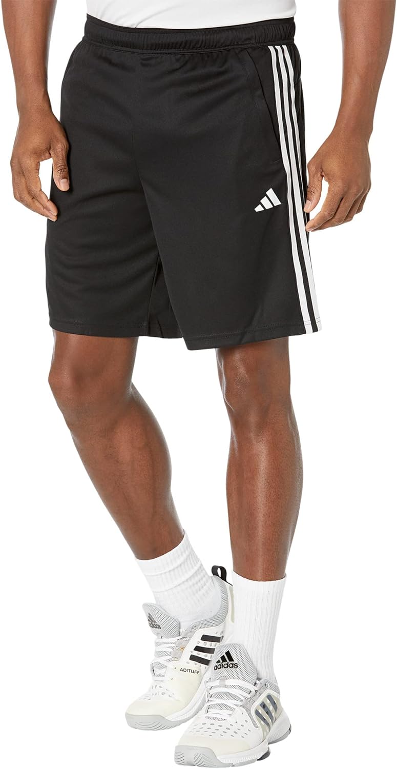 adidas Men’s Training Essentials Pique 3-Stripes Training Shorts
