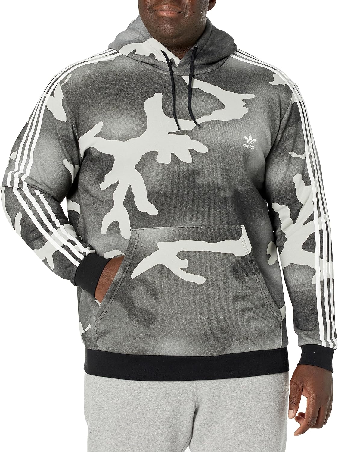 adidas Originals Men’s Graphic Camouflage All Over Print Hoodie