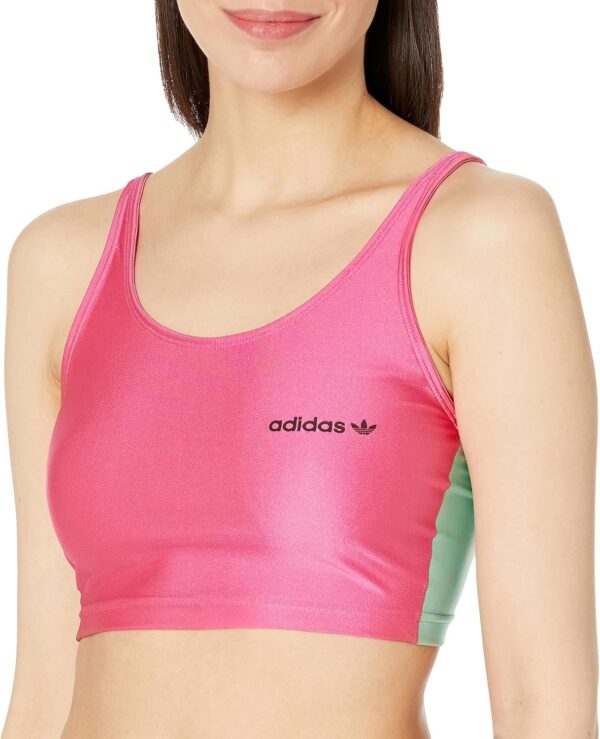 adidas Originals Women's High Shine Halter Crop Top