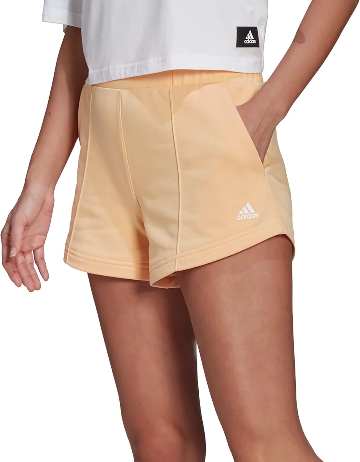 adidas Women’s Hyperglam French Terry Shorts, Color Options