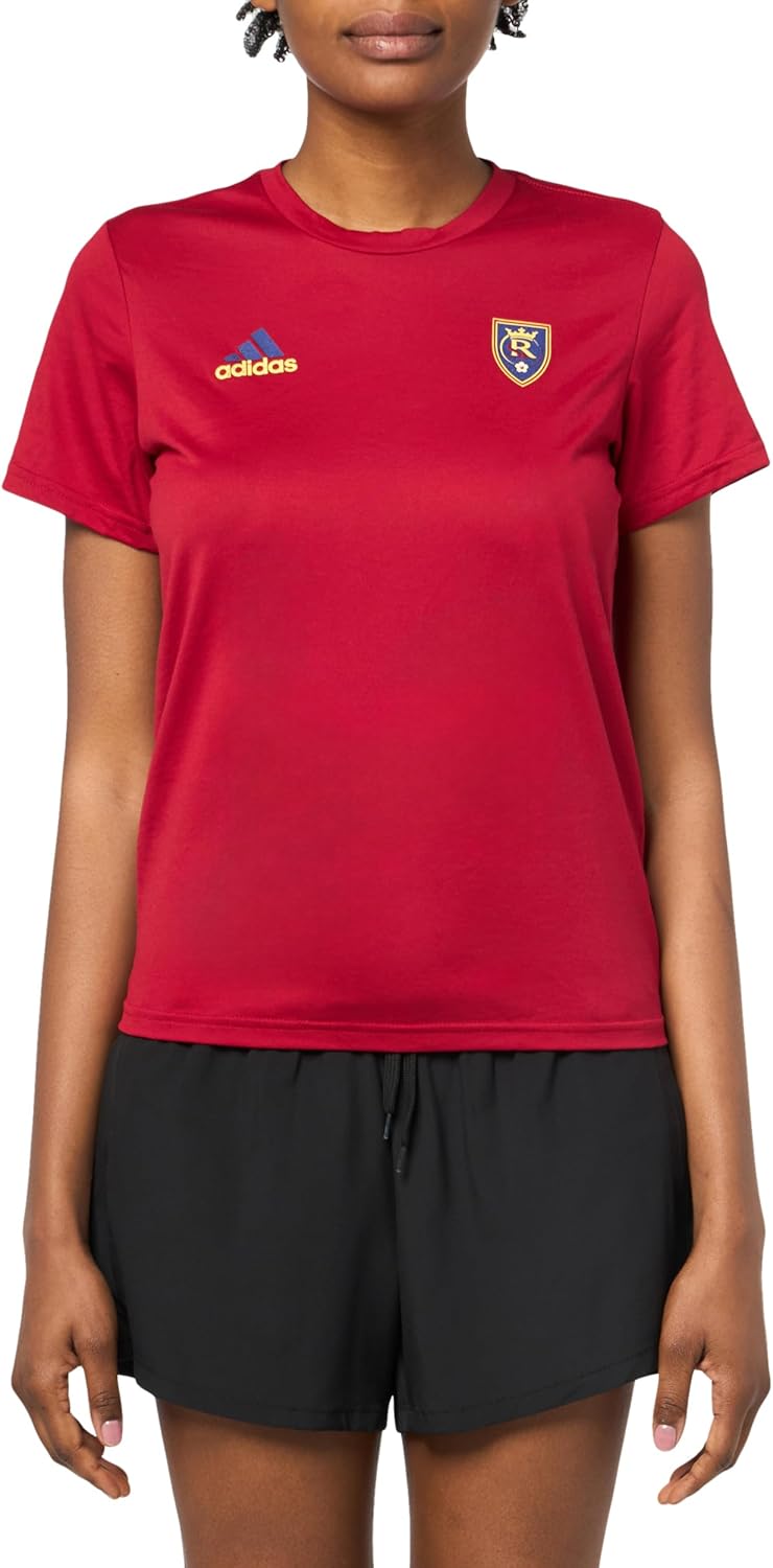 adidas Women’s Real Salt Lake Short Sleeve Pre-Game T-Shirt