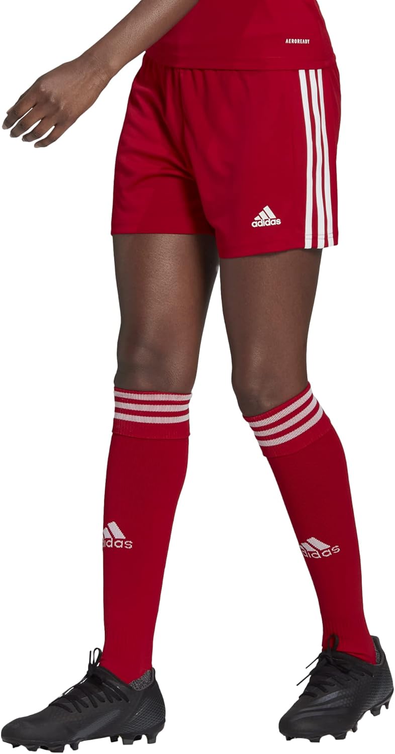adidas Women’s Squadra 21 Shorts, Team Power Red/White, Large