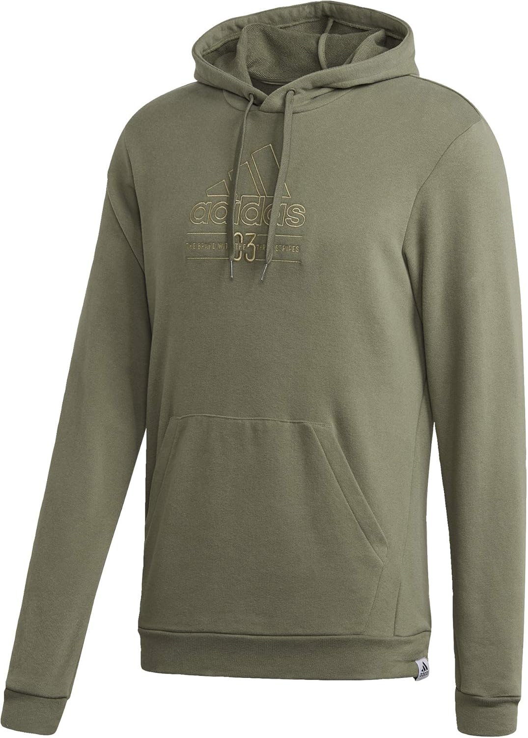 adidas male brilliant basics hooded sweater