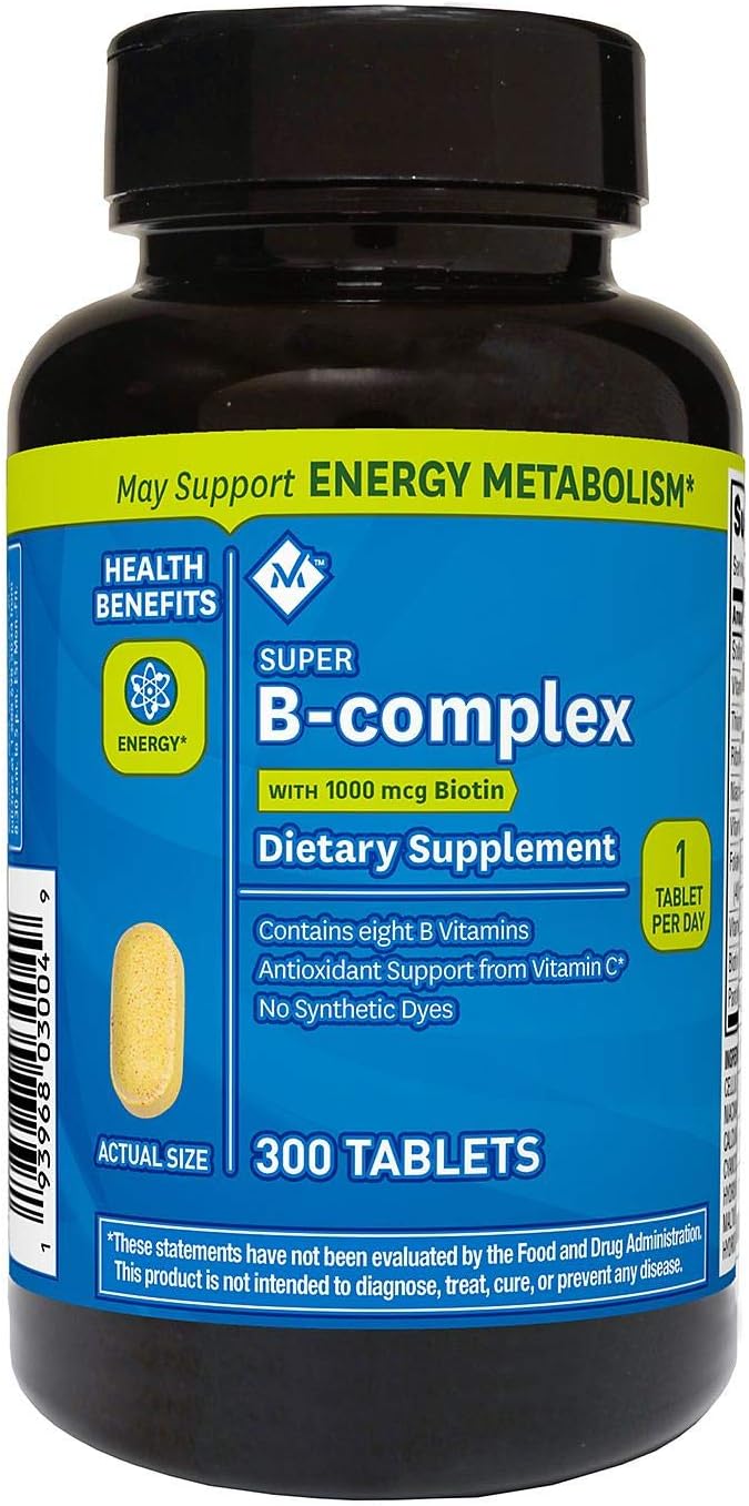 Ayestar Member’s Mark Super B-Complex Dietary Supplement (300 Count)
