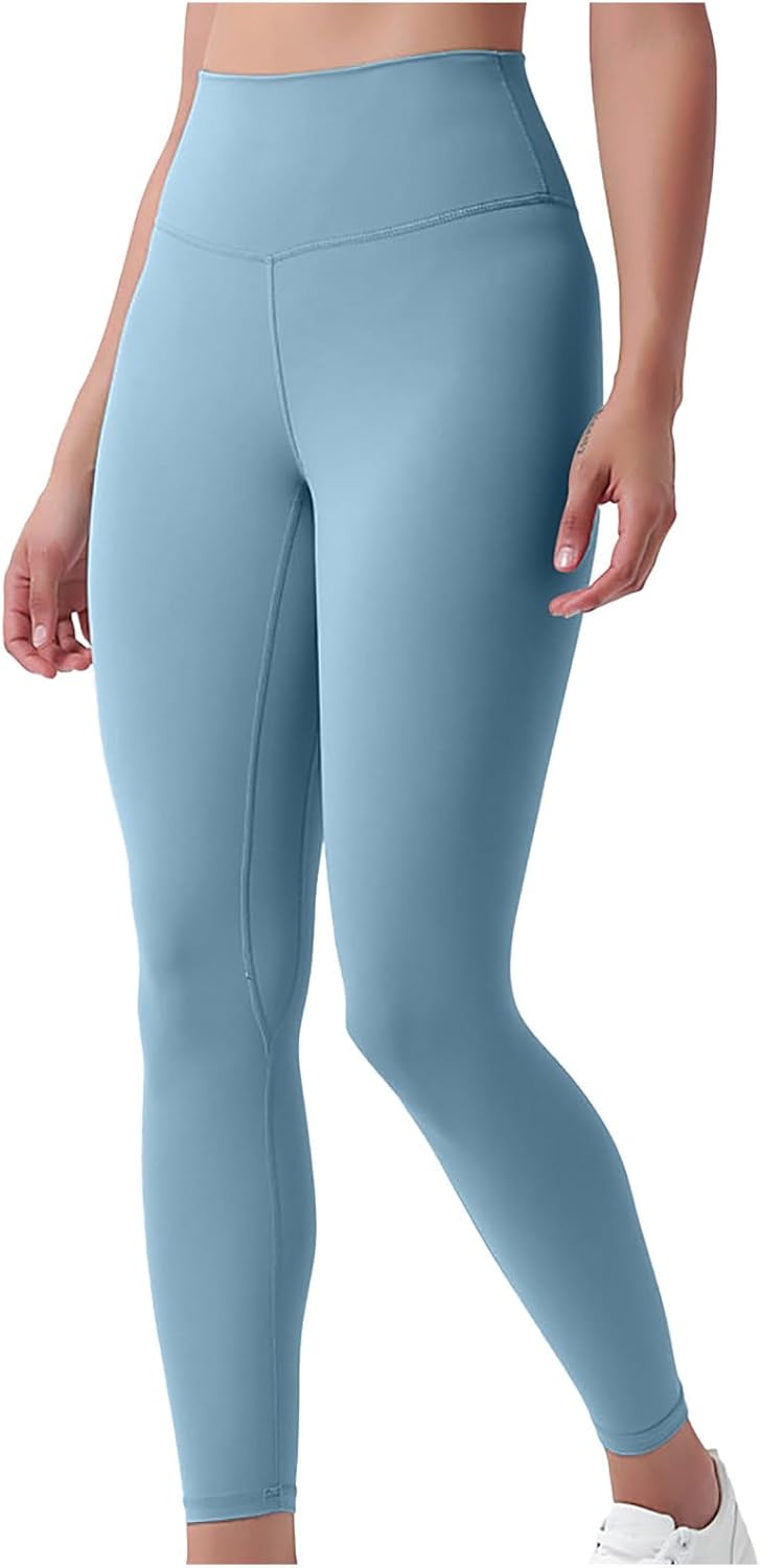 DASAYO High-Waisted Leggings for Women Tummy Control Scrunch Butt Lifting Buttery Soft Running Workout Fitness Yoga Pants