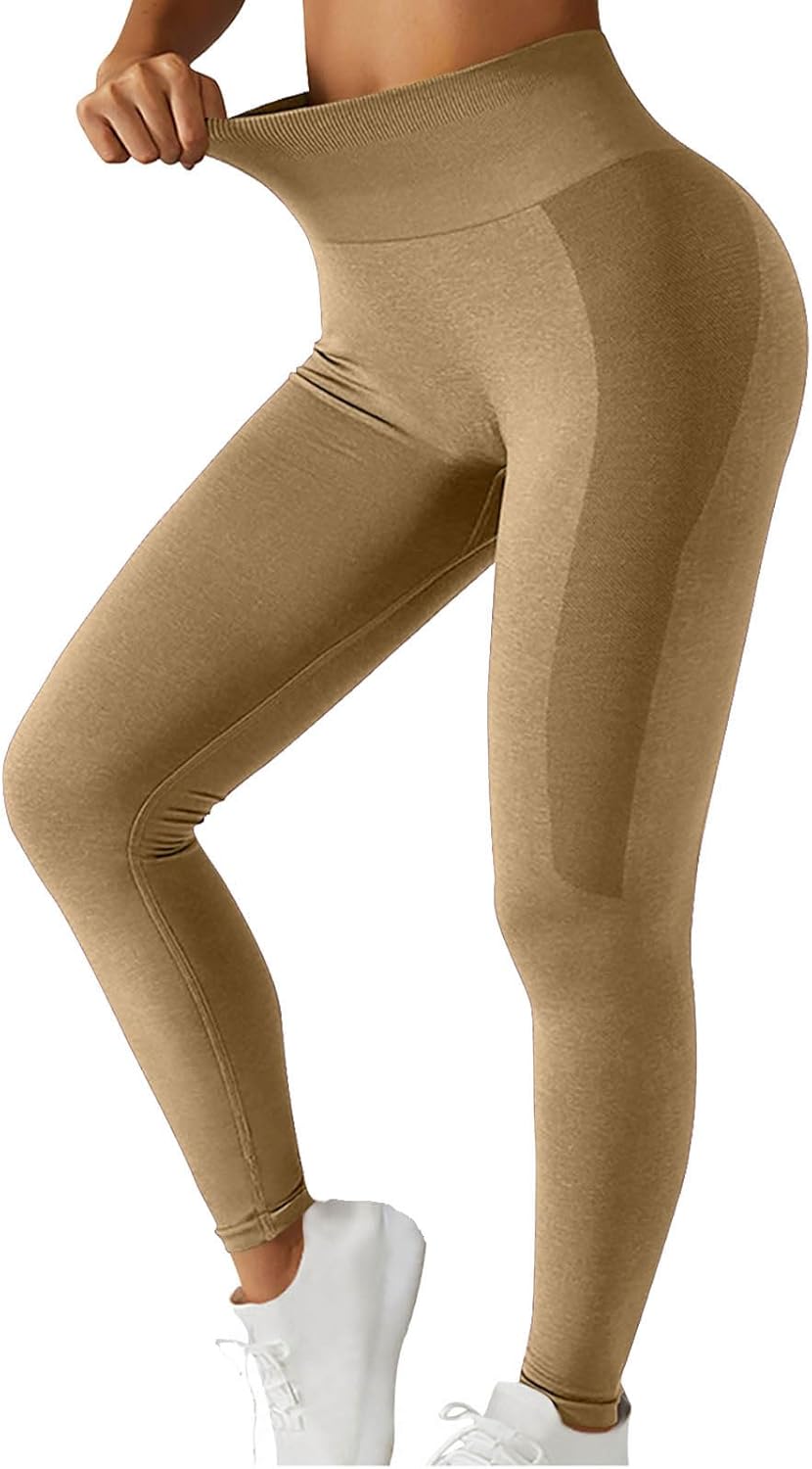 DASAYO High Waisted Leggings for Women, Tummy Control Scrunch Butt Lifting Yoga Pants, Ladies Activewaar Gym Clothes