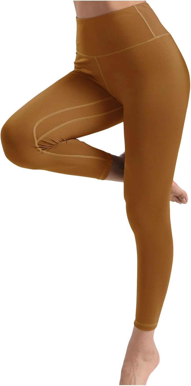 DASAYO Women’s Yoga Pants with Pockets High Waisted Tummy Control Active Leggings Comfy Soft Fitness Gym Workout Bottoms