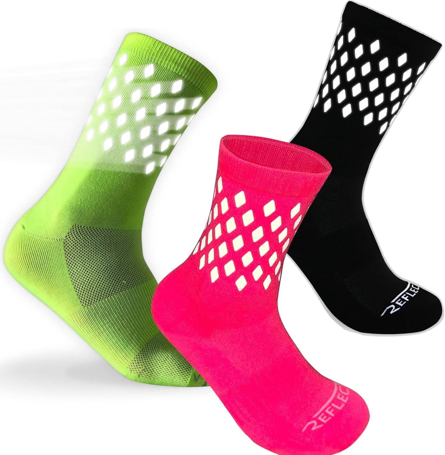 High Reflective Cycling and Running Socks – Night Safety