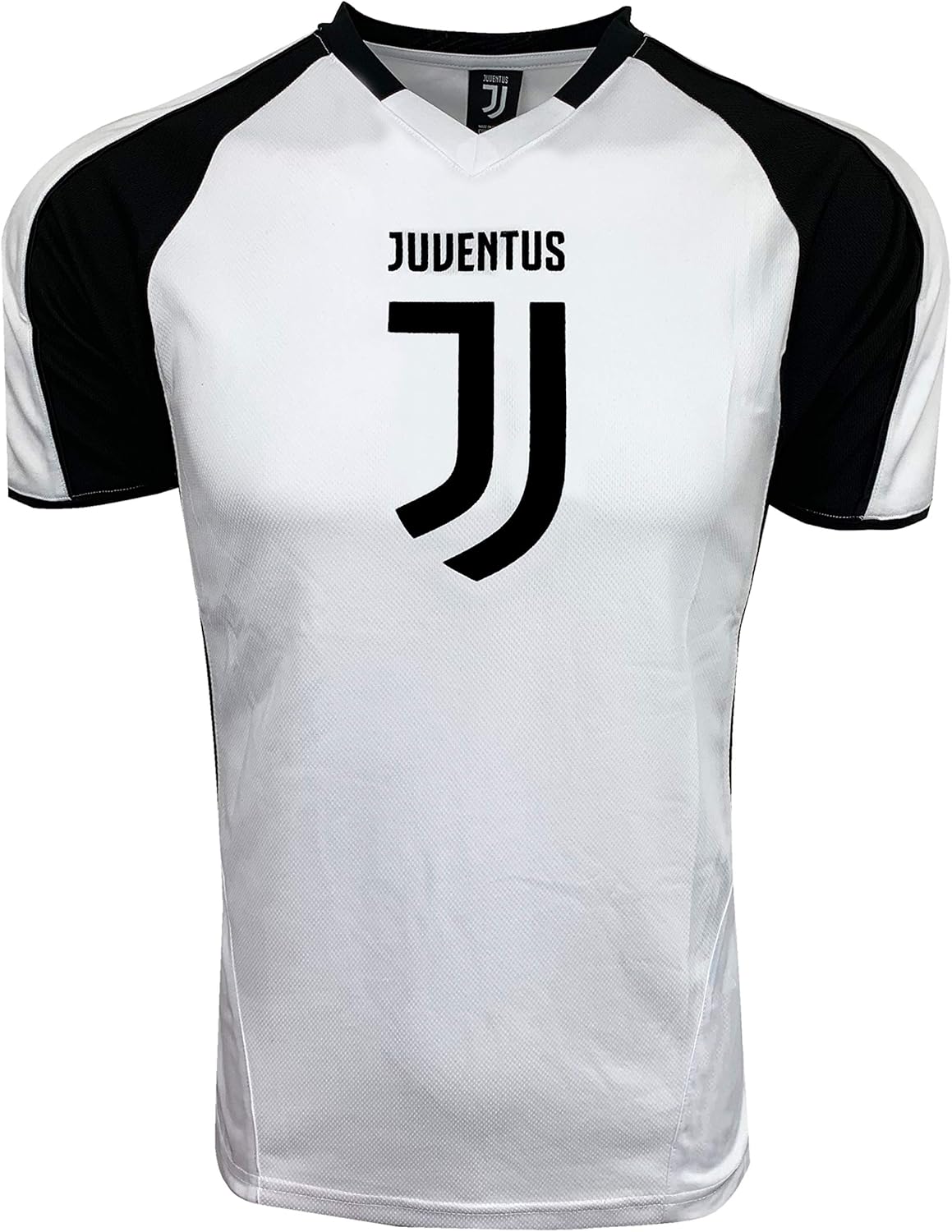 Icon Sports Compatible to Men’s Juventus Shirt, Licensed White Tee Shirt, for Adults