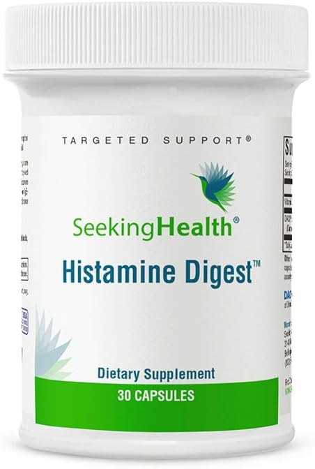 Seeking Health Histamine Digest - Digestive Enzyme Support for Histamine Seeking Health Histamine Digest - Digestive Enzyme Support for Histamine Intolerance - DAO Supplement Aids Histamine Digestion for Stomach Relief - 30 Capsules