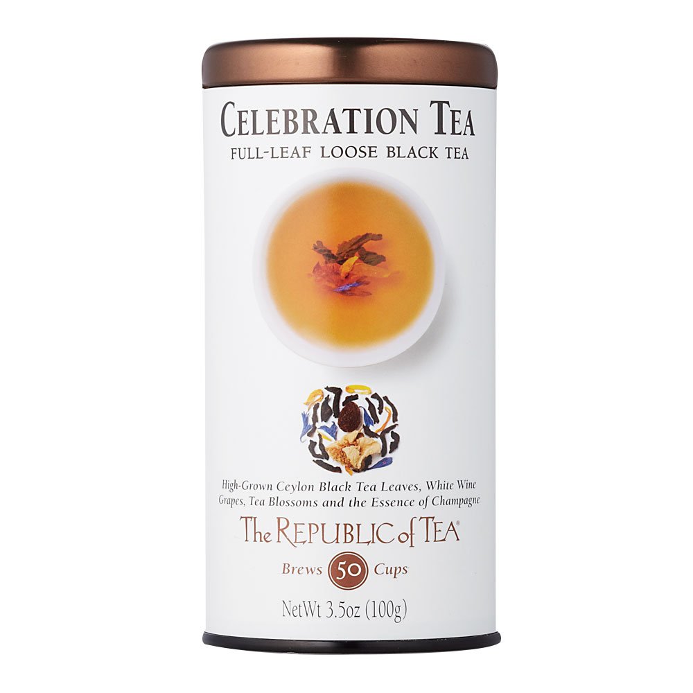 The Republic of Tea Black Full-Leaf Loose Tea (Celebration Black, The Republic of Tea Black Full-Leaf Loose Tea (Celebration Black, 3.5 oz)
